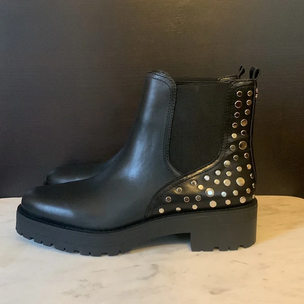 Sam Edelman Jayln Platform Studded Lug Sole Chelsea Boot